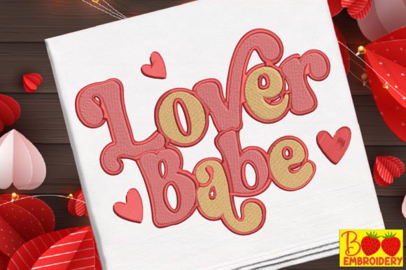 Lover Babe Embroidery Design