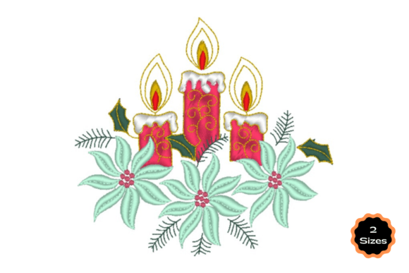 Thanksgiving Candles Embroidery